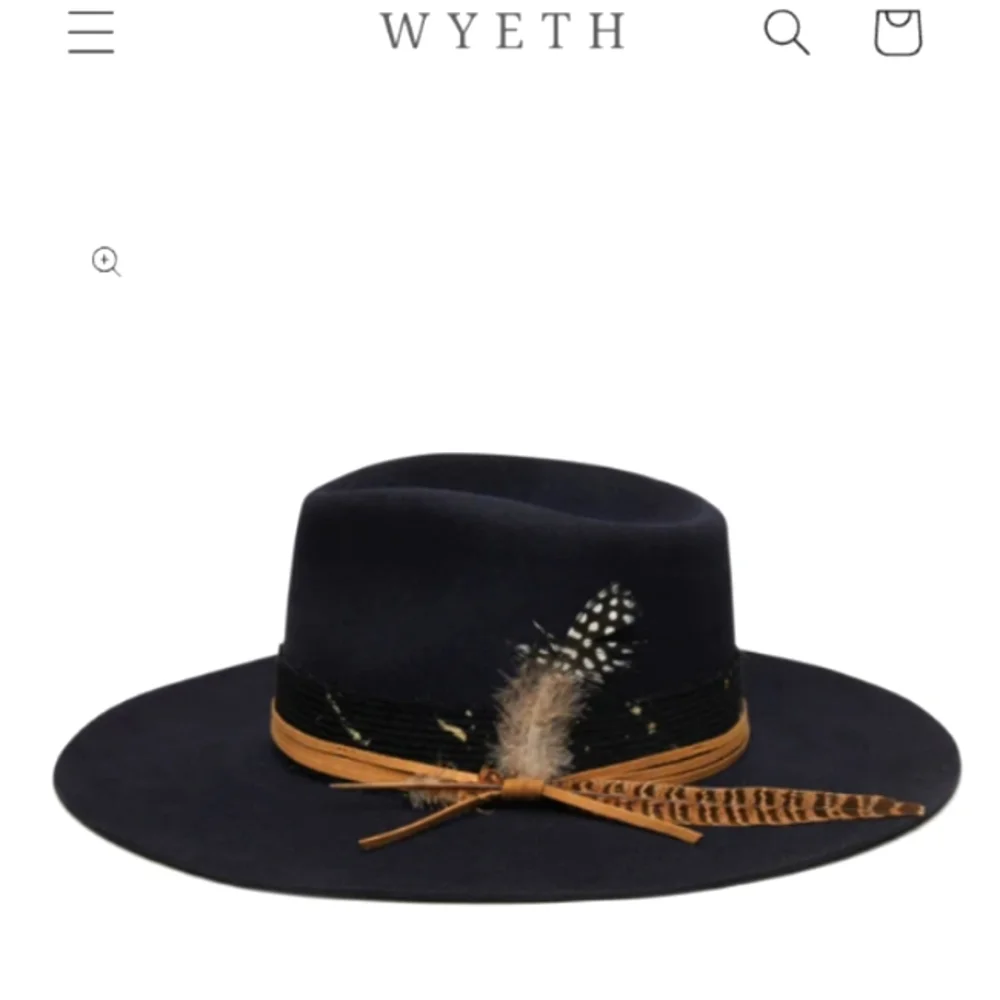 NWT Wyeth Olin Wylder Indie Midnight size Medium Rancher Hat - Picture 3 of 5